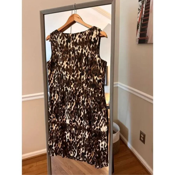 ALYX  Leopard Print Sleeveless Sheath Dress‎ / Cocktail Dress Women's Size 14 - Picture 5 of 5